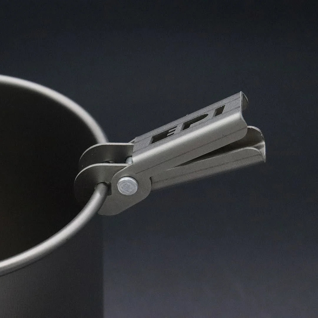Single titanium mug cover set