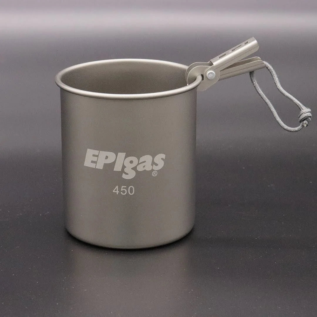 Single titanium mug cover set