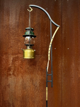 ランタンスタンドギミックトップ Type1 brass レッグL brass セット