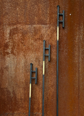 ランタンスタンドギミックトップ Type1 brass レッグL brass セット