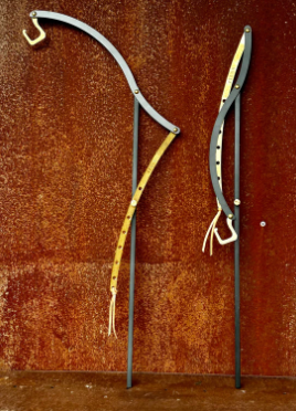 ランタンスタンドギミックトップ Type1 brass レッグL brass セット