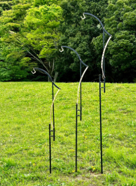 ランタンスタンドギミックトップ Type1 brass レッグL brass セット