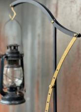 ランタンスタンドギミックトップ Type1 brass レッグL brass セット