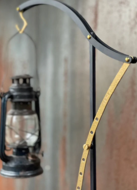 ランタンスタンドギミックトップ Type1 brass レッグL brass セット