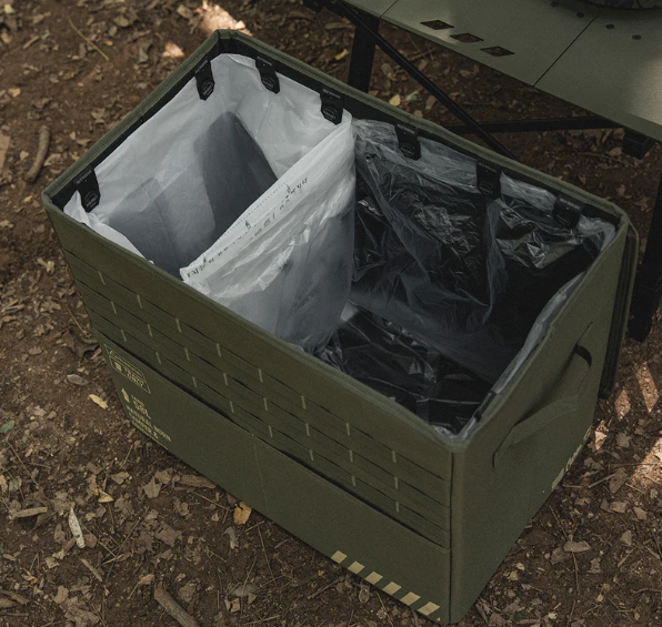TWIN TRASH BOX