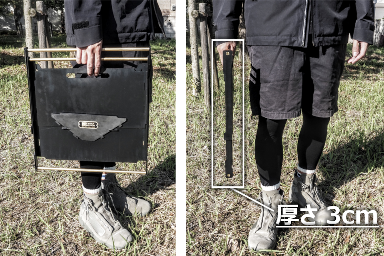 【CALM FLAME】焚き火台(ロストル+ゴトクセット)