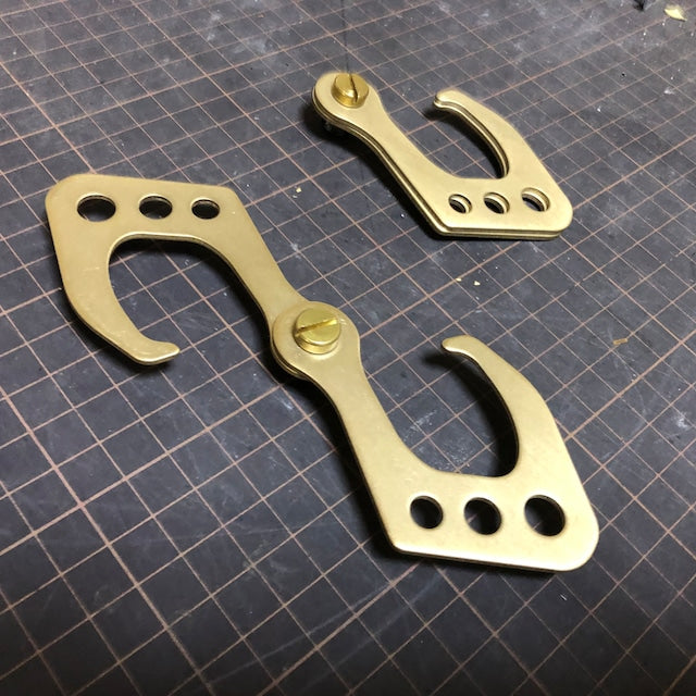 折り畳み式S字フック かかるんです(真鍮製)1ヶ