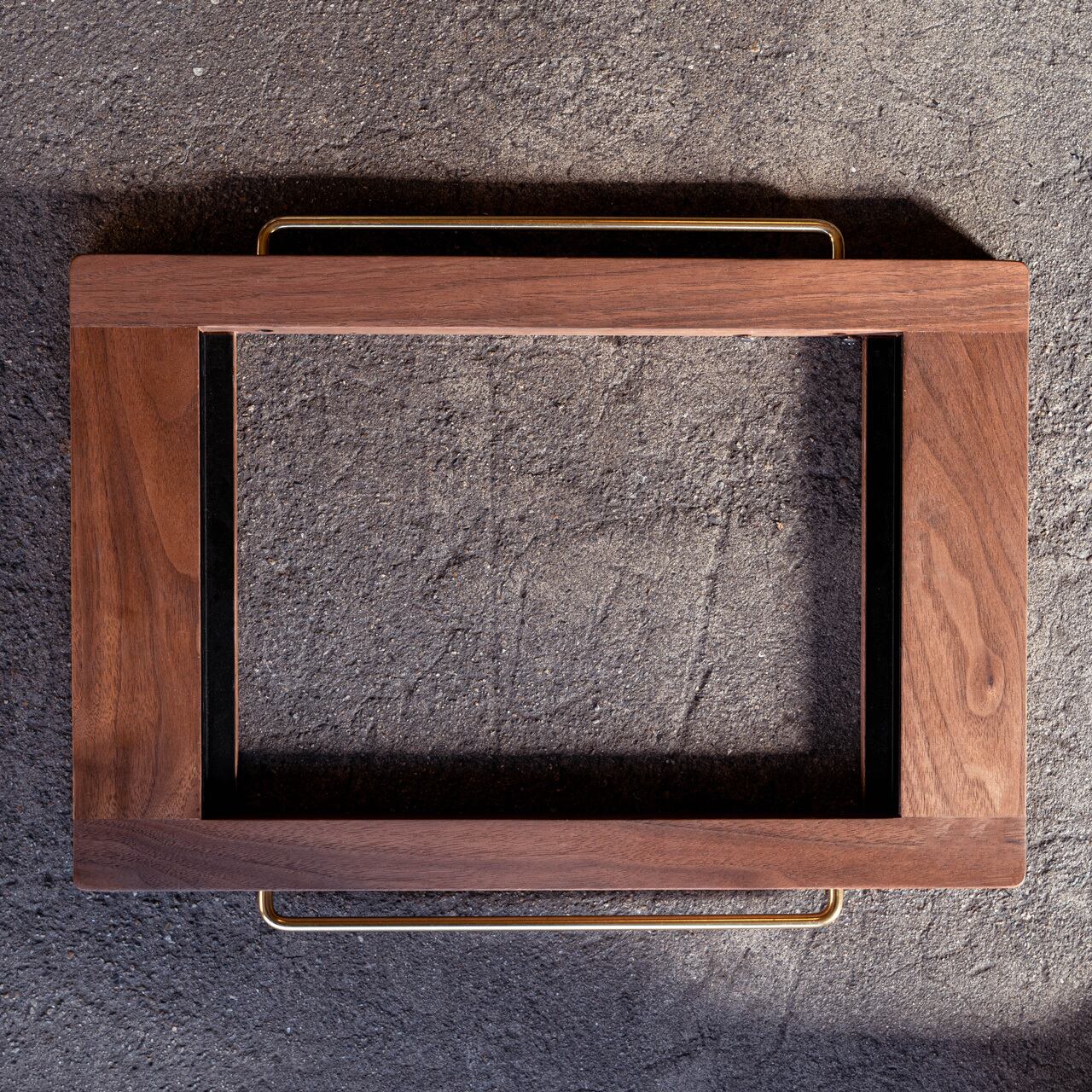 バーナーエクステンションテーブルウォルナット