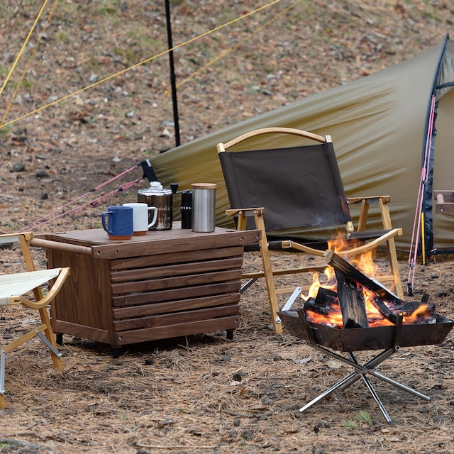 シェルフコンテナMウォルナット