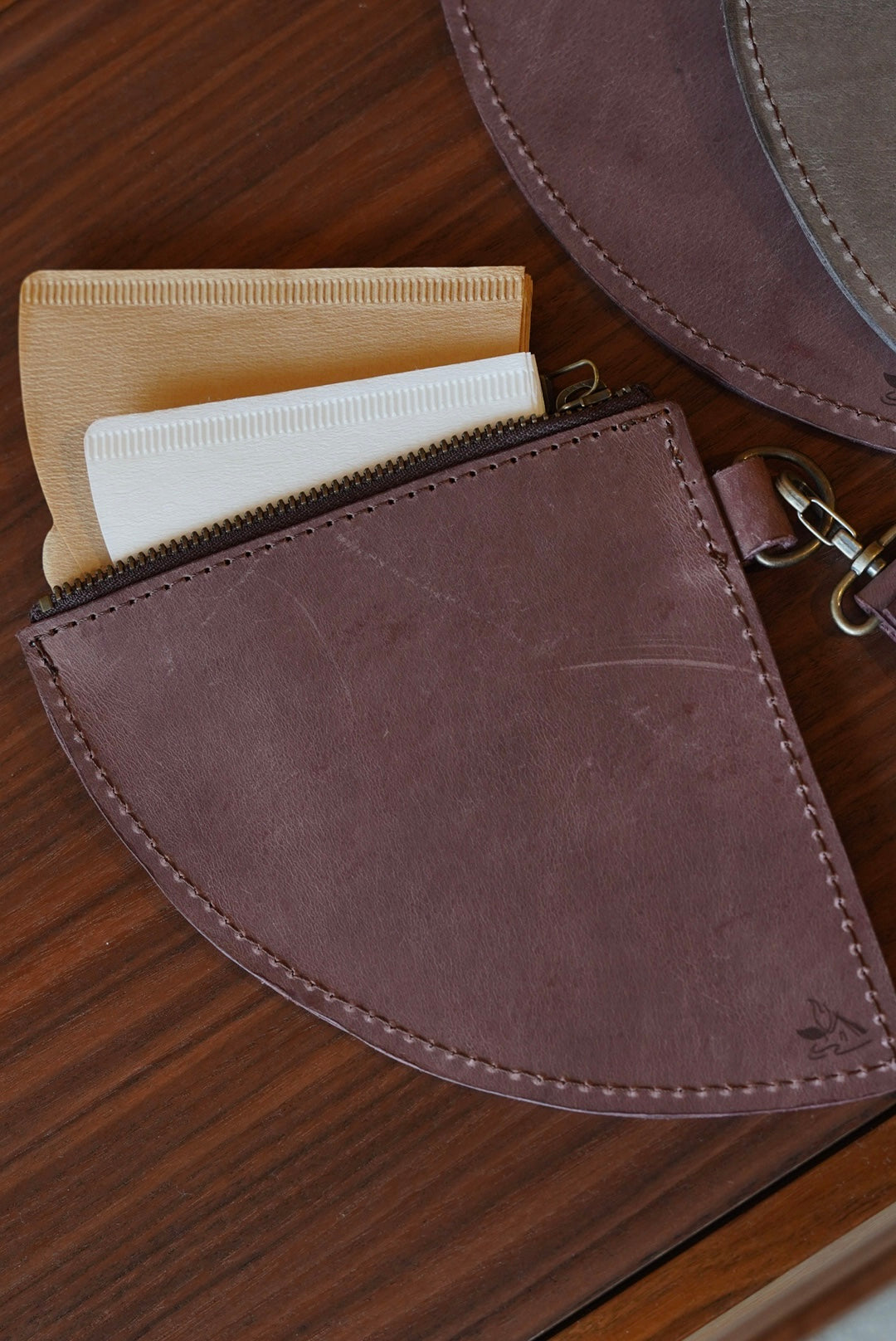 YURAGIオイルレザーペーパーフィルターケース