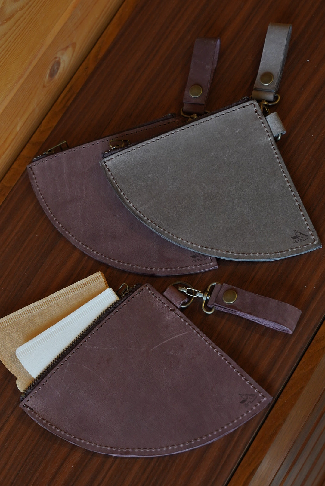 YURAGIオイルレザーペーパーフィルターケース