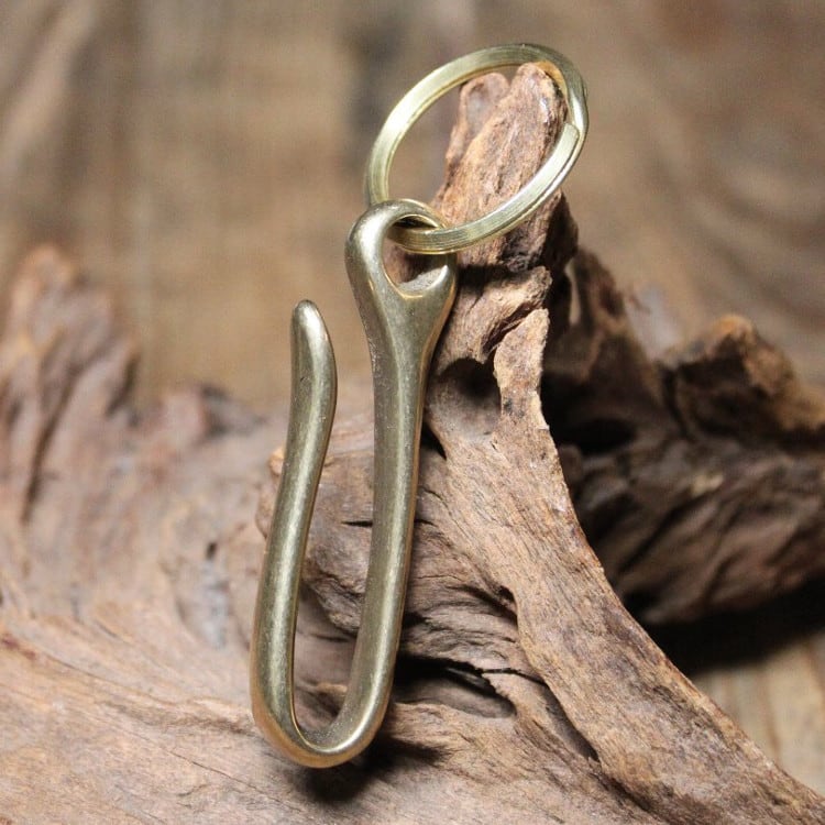 solid brass belt hook holder