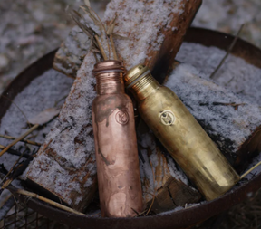 Solid COPPER bottle M