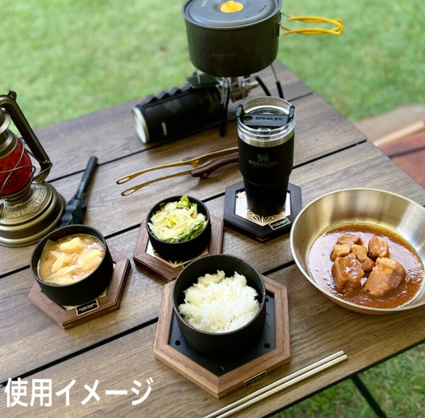 ヘキサコースター（胡麻柄）