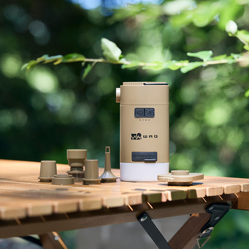 WAQ HighPower Air Pump 最大4.5kpa 空気入れ ランタン機能付き