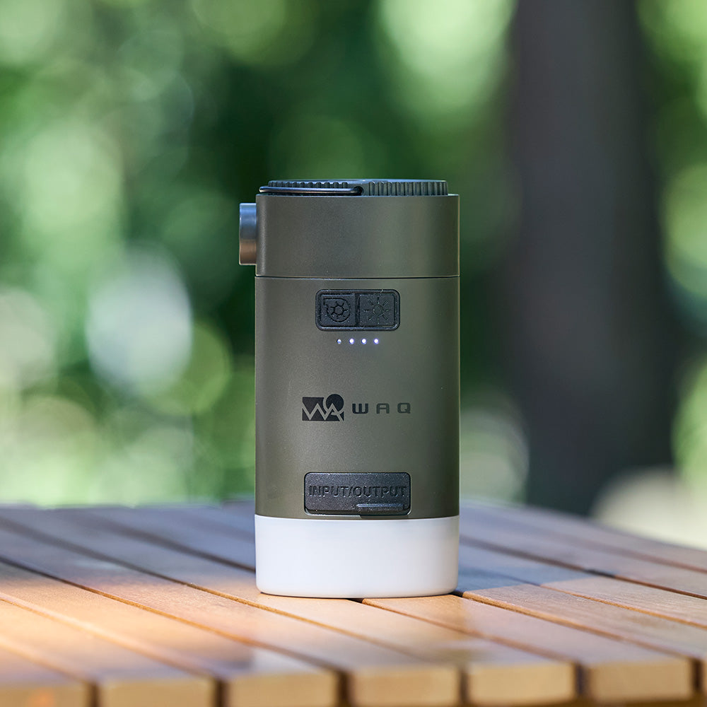 WAQ HighPower Air Pump 最大4.5kpa 空気入れ ランタン機能付き