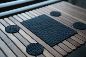 槌目コースター　2枚set