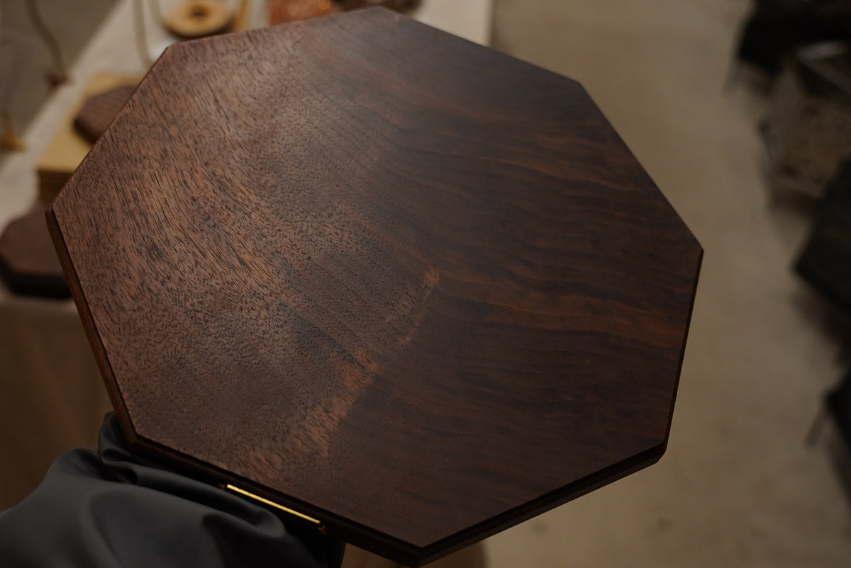 オクタゴン ソリッド リミテッド with アシノプレート / ウォールナット (Octagon Solid / Walnut)