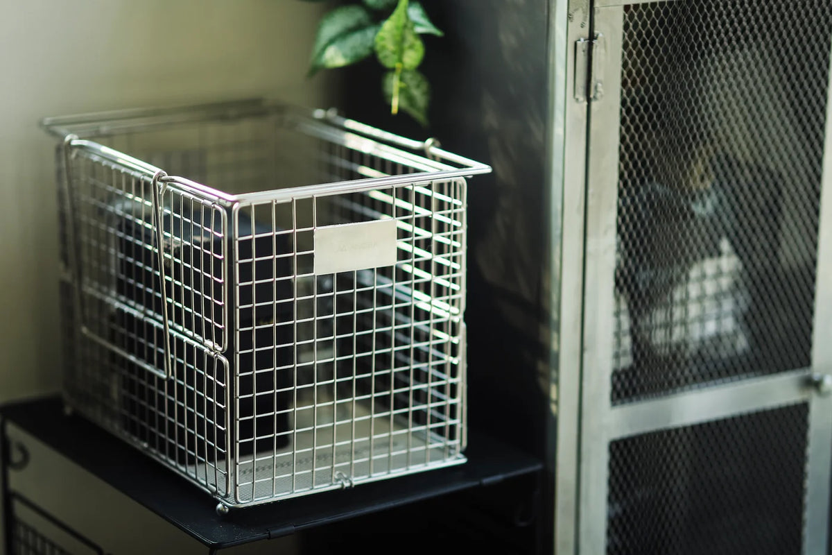 フォールディングワイヤーバスケット M SUS Ver.