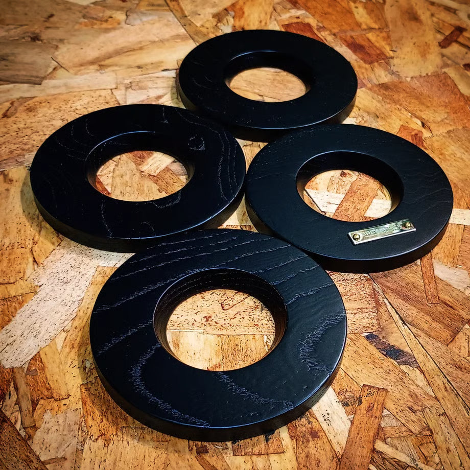 Dripper holder "Wood Black" ※真鍮プレート付き